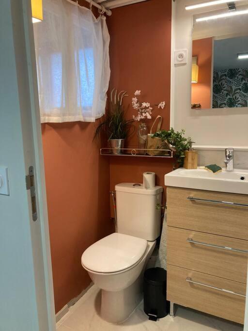 30Mn De Paris St Lazare En Train, Studio 42 M2 Verneuil-sur-Seine Luaran gambar